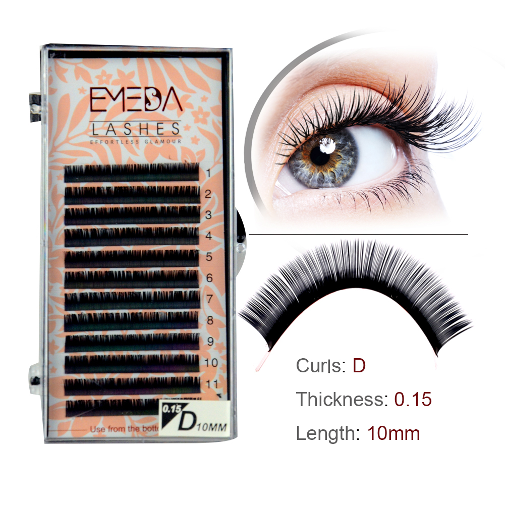 Eyelash Supplier Sell Korea PBT Fiber 0.03-0.25mm C D  Silk Classic Eyelash UK USA Canada YY64